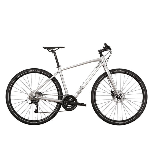 EVO Activ Hybrid Bicycle 700C, Matte Silver, XL