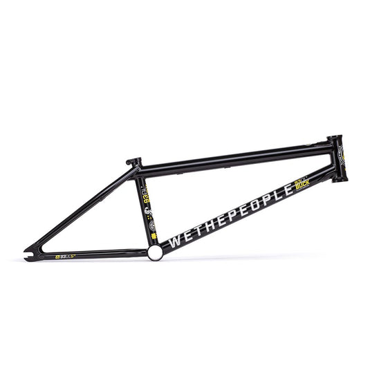 We The People Buck BMX Frame - 21" TT, Black