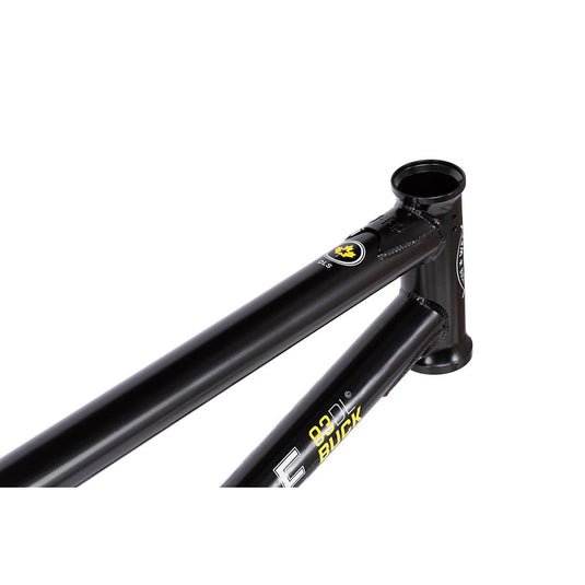 We The People Buck BMX Frame - 21" TT, Black