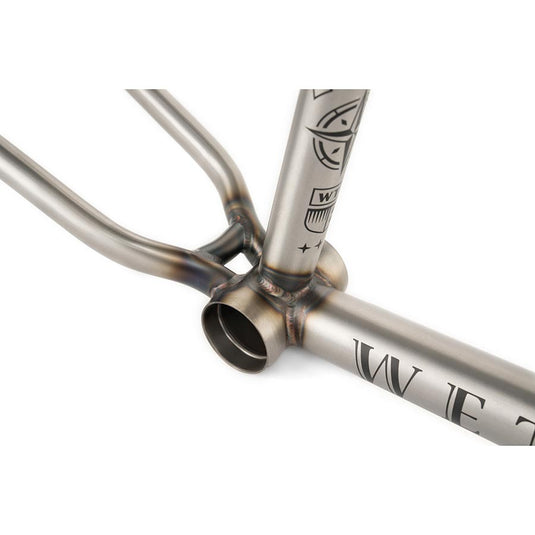 We The People Battleship BMX Frame, Matte Raw, 20.75''