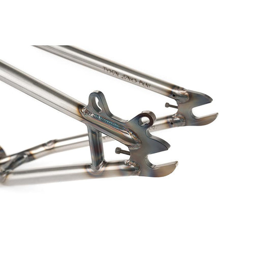 We The People Chaos Machine BMX Frame - 21.7" TT, Glossy Raw