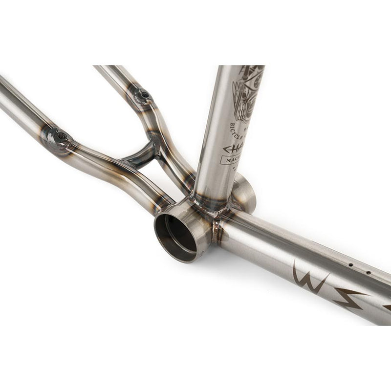 Load image into Gallery viewer, We The People Chaos Machine BMX Frame - 21.7" TT, Glossy Raw
