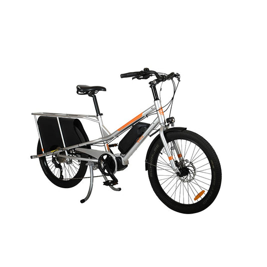 YUBA Kombi E5 Cargo eBike Silver, U