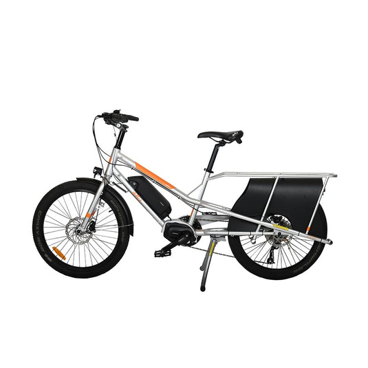 YUBA Kombi E5 Cargo eBike Silver, U