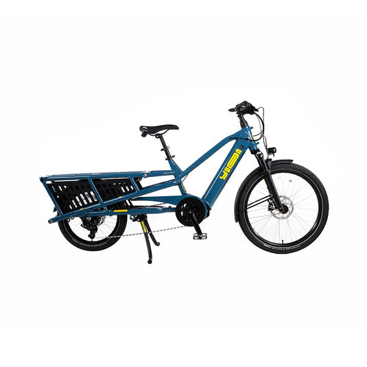 YUBA Spicy Curry V4 Cargo eBike, Blue, U - CRA