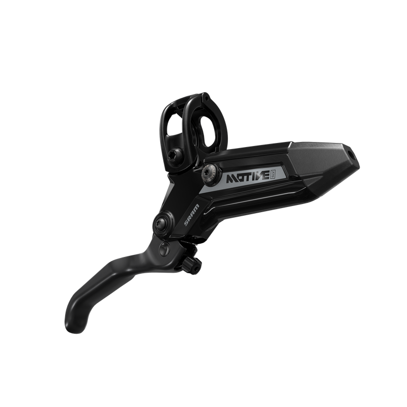 Load image into Gallery viewer, SRAM Motive Silver Disc Brake and Lever - Rear or Front, 2000mm Hose, Post Mount, 4-Piston, Aluminum Lever, Black, A1
