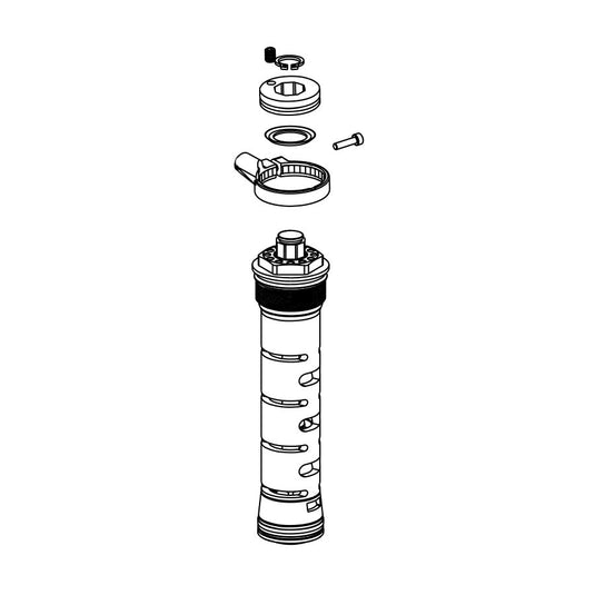RockShox 11.4015.306.030 2010 Tora XC/SL/Race, 2011 Recon Silver Motion Control Compression Damper Kit, Remote