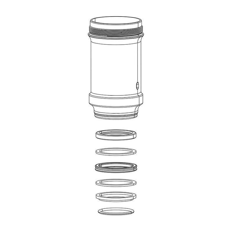 Load image into Gallery viewer, RockShox-Rear-Shock-Air-Can-Assembly-Rear-Shock-Part-Mountain-Bike-Downhill-Bike-RS8866
