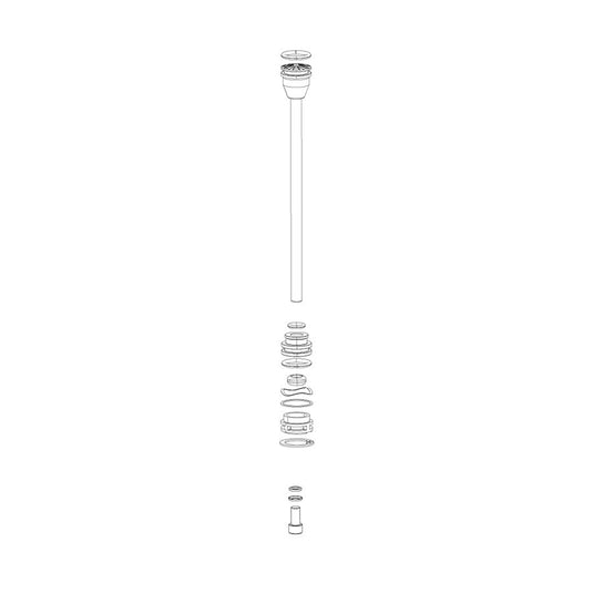 RockShox Solo Air Spring for RVL SA 140 BLK, 140mm, 11.4018.010.128