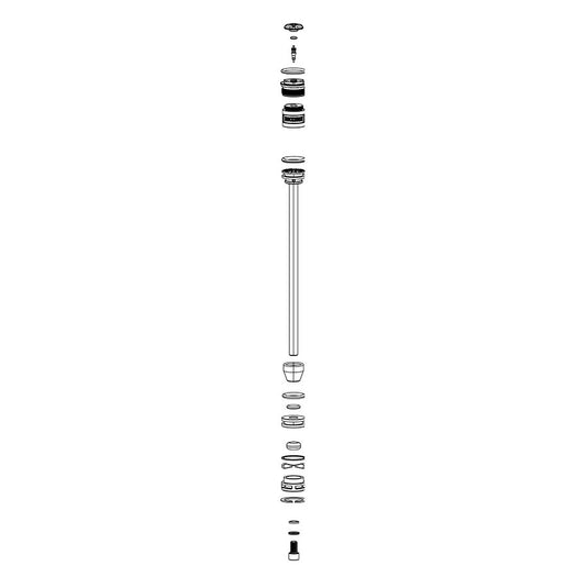 RockShox Solo Air Spring for Bluto SA 100, 120mm, 11.4018.010.143