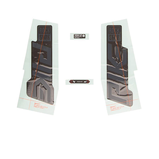 RockShox Decal Kit for Pike SEL Grey/Black, 11.4018.105.005