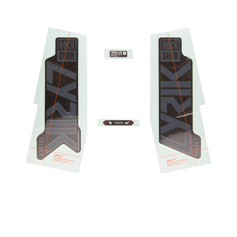 Load image into Gallery viewer, RockShox Decal Kit for Lyrik SEL GGRY/DFB, 11.4018.105.011
