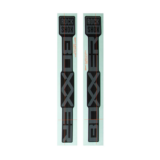 RockShox Decal Kit for BoXXer Base D1, Grey for Diffusion Black