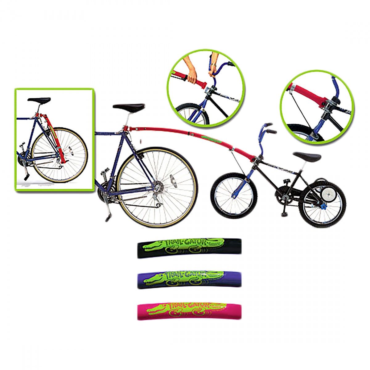 Universal Trail Gator Tow Bar for Kids' Bikes - Folding