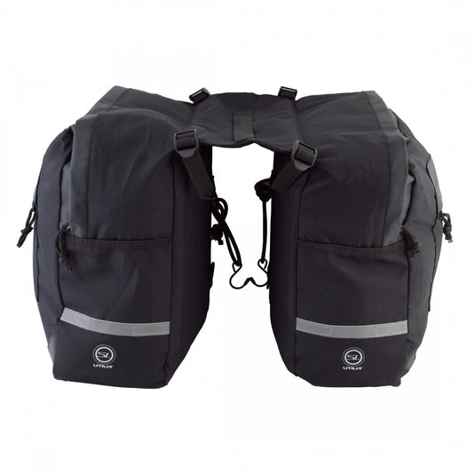 Pack of 2 Sunlite Utili-T 1 Pannier Black 12x10x5` Hook and Strap