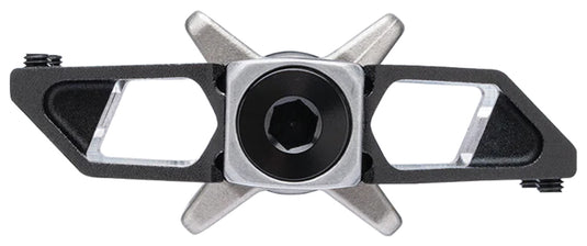 Crankbrothers Mallet Trail Pedals - Dual Sided Clipless with Platform, Aluminum, 9/16", Black