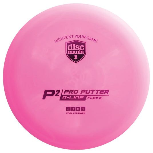 Discmania D-Line P2 Flex 2 Putt & Approach Disc - Precision and Control for Every Throw