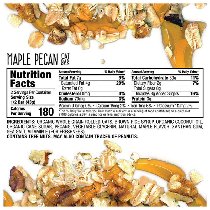 Load image into Gallery viewer, Bobo's Oat Bar Maple Pecan: A Deliciously Nutty and Sweet Treat! Pack of  12
