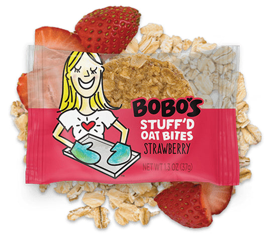 Bobo's Bites Strawberry: Irresistibly Delicious Snack! Pack of  25