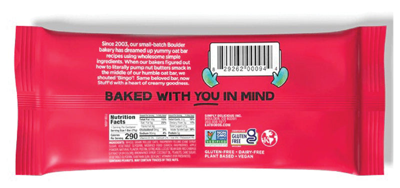 Load image into Gallery viewer, Bobo's Stuff'd PB&amp;J: A Delicious Twist on a Classic Favorite! Pack of  12
