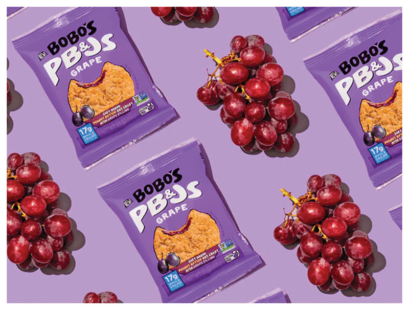 Load image into Gallery viewer, Bobo's Grape PB&amp;J Oat Bar - A Delicious and Nutritious Snack! Pack of  12

