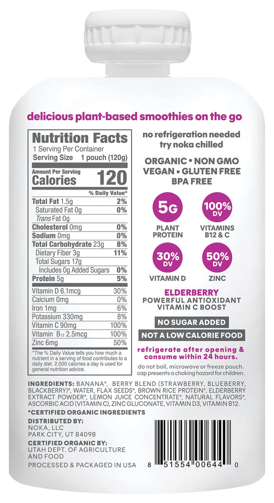 Noka Superfruit Smoothie Berry Pack of  6