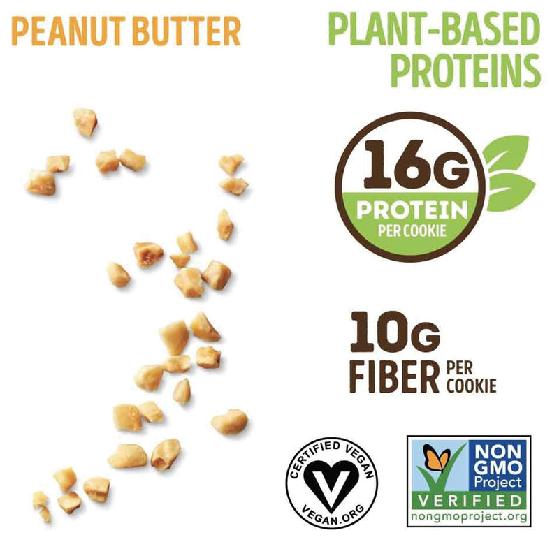 Load image into Gallery viewer, Lenny &amp; Larry Complete Cookie Peanut Butter - Delicious Vegan Protein Snack Pack of  12
