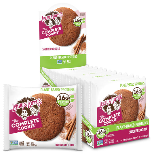 Lenny & Larry Complete Cookie Snicker Doodle: Indulge in Deliciousness! Pack of  12