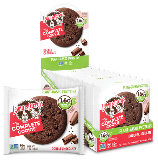 Lenny & Larry Double Chocolate Complete Cookie - Indulge in Decadent Delight! Pack of  12