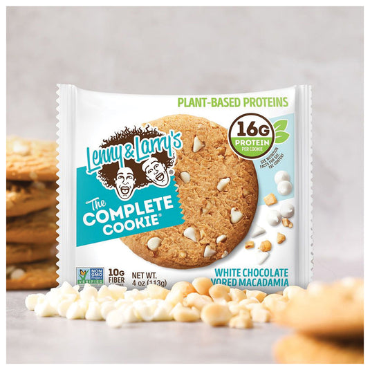 Lenny & Larry Complete Cookie: White Chocolate Macadamia Pack of  12
