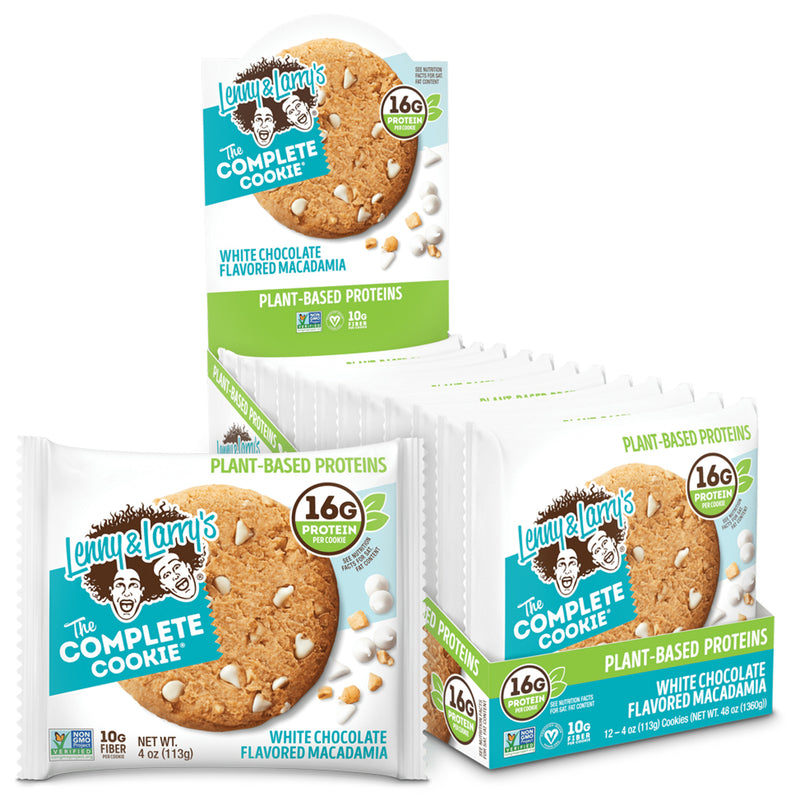 Load image into Gallery viewer, Lenny &amp; Larry Complete Cookie: White Chocolate Macadamia Pack of  12
