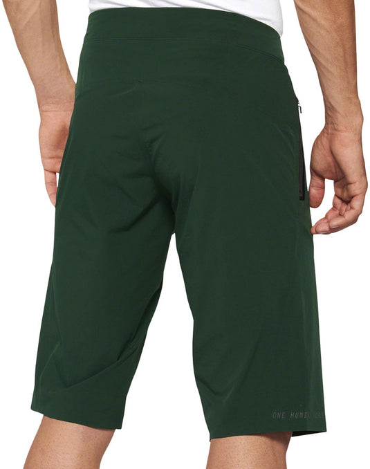 100% Celium Shorts - Green, Men's, 36