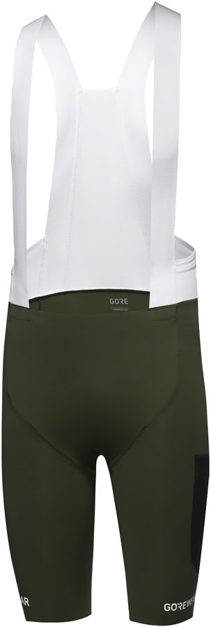Load image into Gallery viewer, GORE Spinshift Cargo Bib Shorts + - Green, Men&#39;s, X-Large
