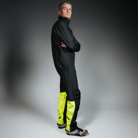 Gorewear Glidewheel Gore-Tex Pants - Black/Neon Yellow, Men's, Large