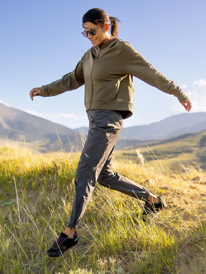 Load image into Gallery viewer, Terry Gravel Pants - Women's, Ebony, X-Large
