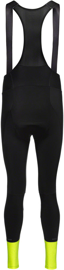 Gorewear Swiftride Thermo Bib Tights + - Black/Neon Yellow, Men's, Large