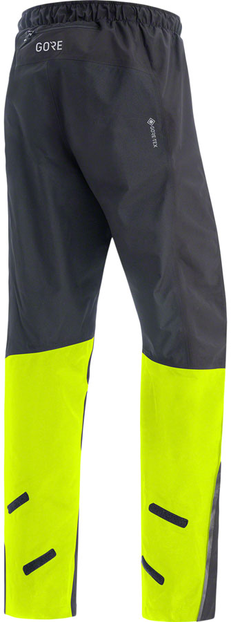 Load image into Gallery viewer, GORE GORE-TEX Paclite Pants - Black/Neon, Large, Men&#39;s
