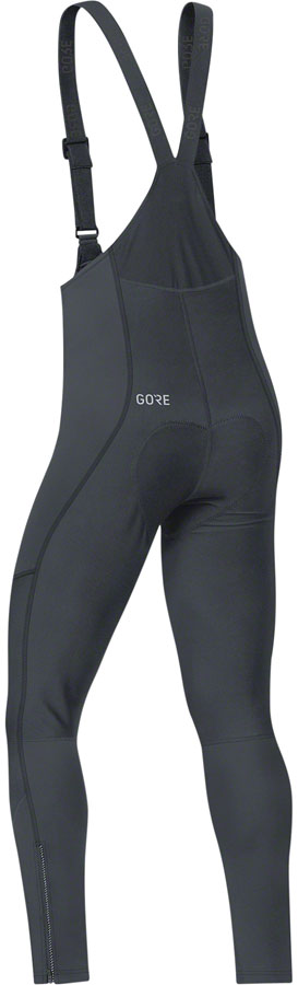 Load image into Gallery viewer, GORE C3 WINDSTOPPER Bib Tights+ - Black, Men&#39;s, Small
