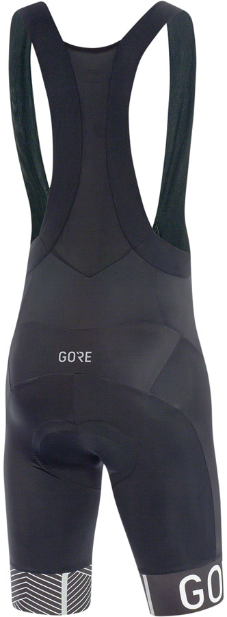 Gorewear C5 Opti Bib Shorts+ - Black/White, Men's, Large