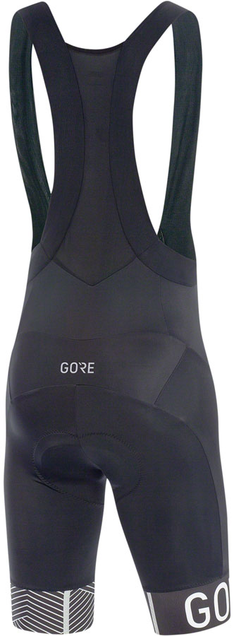GORE C5 Opti Bib Shorts+ - Black/White, Men's, Medium
