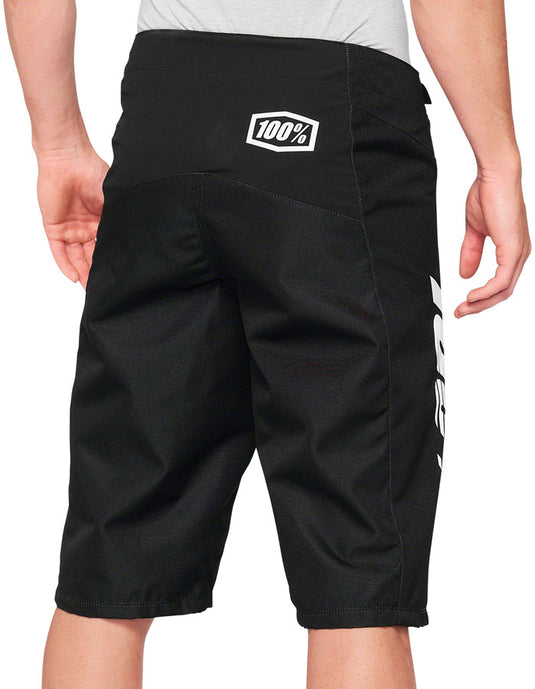 100% R-Core Shorts - Black, Men's, Size 36 Fade Resistant Sublimated Graphics