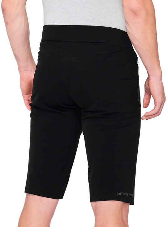 100% Celium Shorts - Black, Men's, Size 36 DWR Lightweight Nylon/Spandex