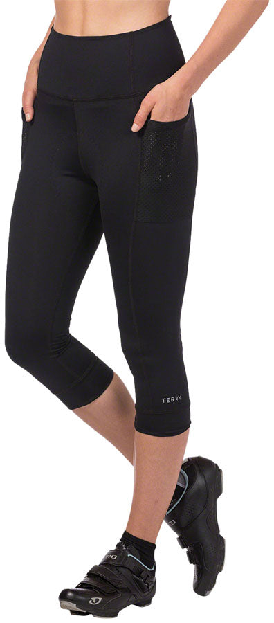 Load image into Gallery viewer, Terry-Holster-Hi-Rise-Capris-Tights-TBTH0281
