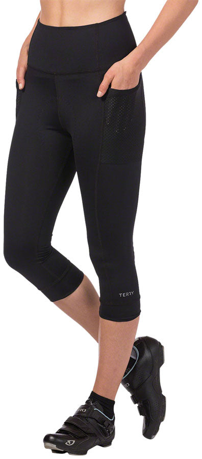 Load image into Gallery viewer, Terry-Holster-Hi-Rise-Capris-Tights-Bib-Tights-Medium_TBTH0283
