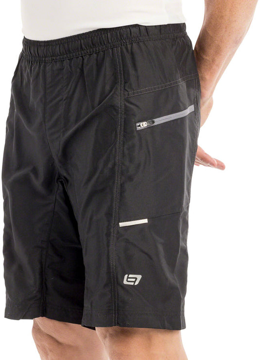 Bellwether Ultralight Gel Baggies Shorts - Black, Small, Men's