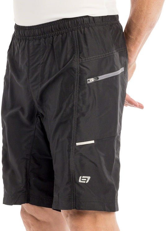 Bellwether Ultralight Gel Baggies Shorts - Black, X-Large, Men's