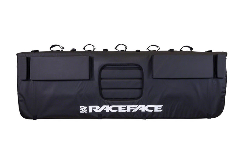 Load image into Gallery viewer, RaceFace T2 Tailgate Pad - Black, LG/XL Adjustable Rear Camera Panel

