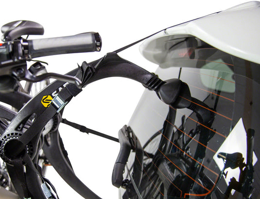 Saris Bones EX 2-Bike Trunk Rack Toptube Mount with Integrated Ratchet Straps