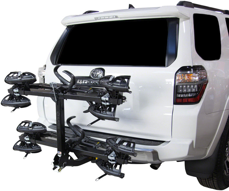 Load image into Gallery viewer, Saris SuperClamp EX Hitch Bike Rack - 4-Bike, 2&quot; Receiver, Black
