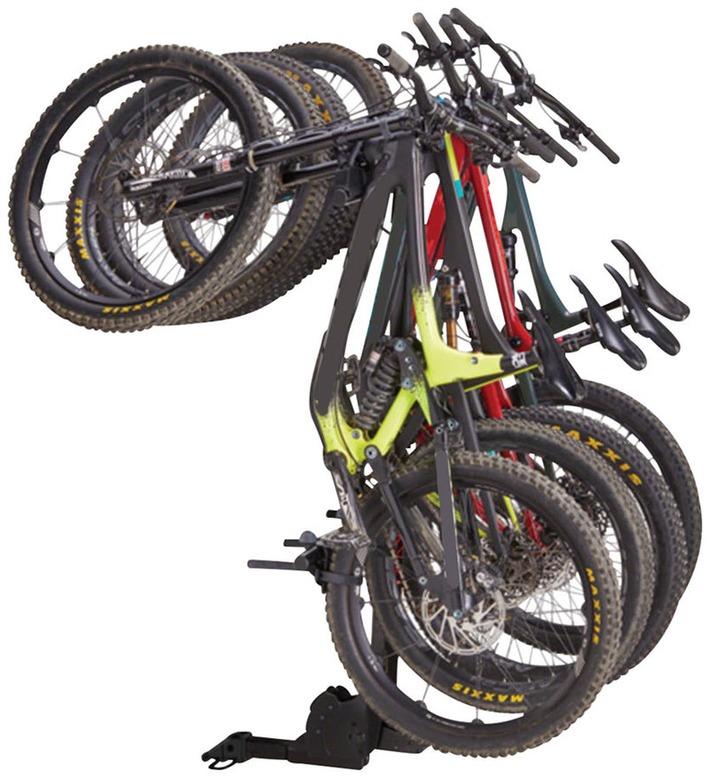 Load image into Gallery viewer, Yakima Hangover Hitch Bike Rack - 4-Bike, 2&quot; Receiver, Black
